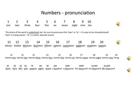 how to pronounce number 5